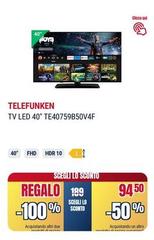 Telefunken - Tv Led 40' TE40759B50V4F