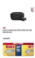 Jbl - Cuffie Auricolari True Wireless Vibe Buds Black