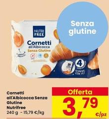 Nutrifree - Cornetti All'Albicocca Senza Glutine