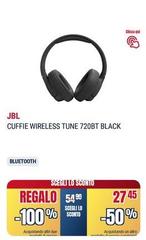 Jbl - Cuffie Wireless Tune 720bt Black