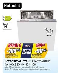 Ariston - Hotpoint Lavastoviglie Da Incasso HIC 3C41