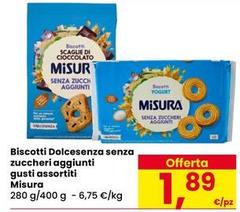 Misura - Biscotti Dolcesenza Senza Zuccheri Aggiunti