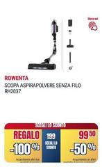 Rowenta - Scopa Aspirapolvere Senza Filo RH2037