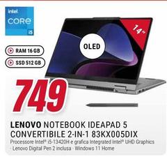 Lenovo - Notebook Ideapad 5 Convertibile 2-in-1 83kx005dix