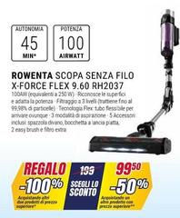Rowenta - Scopa Senza Filo X-force Flex 9.60 RH2037