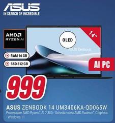 Asus - Zenbook 14 UM3406KA-QD065W