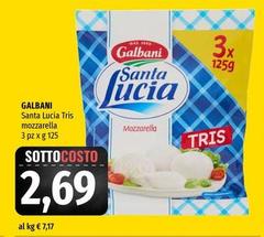 Galbani - Santa Lucia Tris Mozzarella