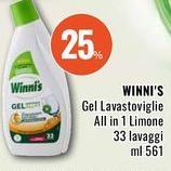 Winni's - Gel Lavastoviglie All In 1 Limone