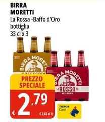 Moretti - La Rossa-Baffo D'Oro Bottiglia