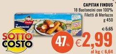 Findus - 18 Bastoncini Con 100% Filetti Di Merluzzo