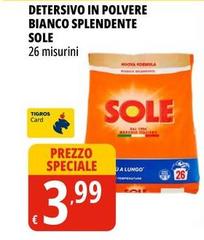 Sole - Detersivo In Polvere Bianco Splendente