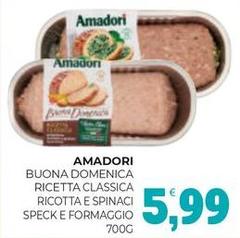 Amadori - Buona Domenica Ricetta Classica Ricotta E Spinaci Speck E Formaggio