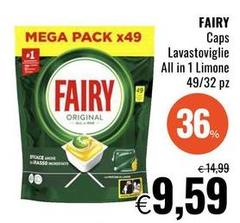 Fairy - Caps Lavastoviglie All In 1 Limone
