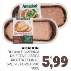 Amadori - Buona Domenica Ricetta Classica Ricotta E Spinaci Speck E Formaggio