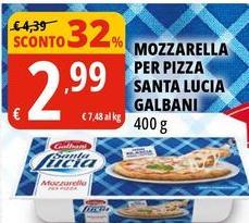 Galbani - Mozzarella Per Pizza Santa Lucia