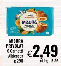 Misura - 6 Cornetti Albicocca