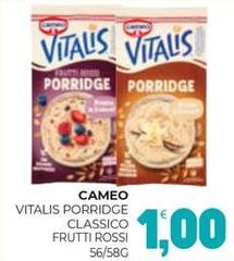 Cameo - Vitalis Porridge Classico Frutti Rossi