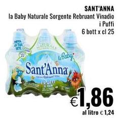 Sant'anna - La Baby Naturale Sorgente Rebruant Vinidio I Puffi