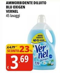 Vernel - Ammorbidente Diluito Blu Oxigen