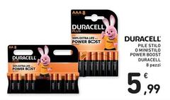 Duracell - Pile Stilo O Ministilo Powere Boost