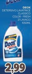 Deox - Detersivo Lavatrice Classico Color