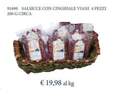 Cinghiale - Salsicce Con  Viani