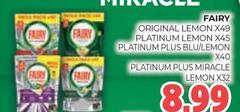 Fairy - Lemon X49 Platinum Lemon X45 Platinum Plus Blu/lemon X40
