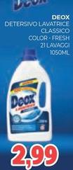 Deox - Detersivo Lavatrice Classico Color