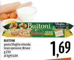 Buitoni - Pasta Sfoglia Rotonda Gran Spessore, Brisee