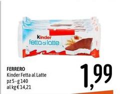 Ferrero - Kinder Fetta Al Latte