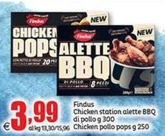 Findus - Chicken Station Alette Bbq Di Pollo