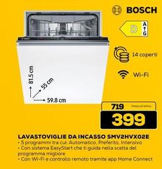 Bosch - Lavastoviglie Da Incasso SMV2HVX02E