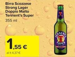 Tennent's - Birra Scozzese Strong Lager Doppio Malto Super
