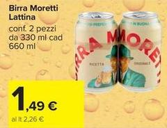 Moretti - Birra Lattina