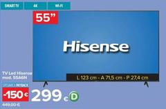 Hisense - Tv Led Mod. 55A6N