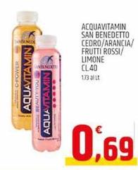 Rossi - Acquavitamin San Benedetto Cedro/Arancia/Frutti /Limone