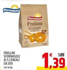 Sfornasole - Frollini  Ai 5 Cereali