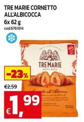 Tre Marie -  Cornetto All'Albicocca