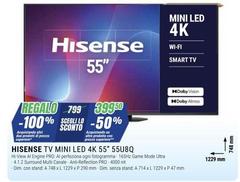 Hisense - Tv Mini Led 4k 55