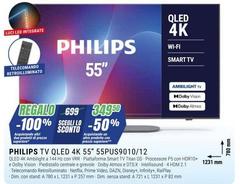 Philips - Tv Qled 4k 55
