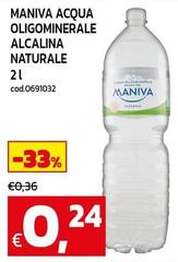Maniva - Acqua Oligominerale Alcalina Naturale