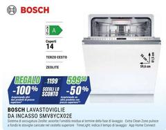 Bosch - Serie 8 SMV8YCX02E lavastoviglie A scomparsa totale 14 coperti D