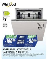 Whirlpool - Lavastoviglie Da Incasso WIO 3041 PL