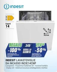 Indesit - Lavastoviglie Da Incasso In2ie14cnp