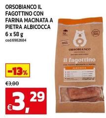 Orsobianco - Orsoblanco Il Fagottino Con Farina Macinata A Pietra Albicocca