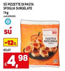 Sù Pizzette Di Pasta Sfoglia Surgelate