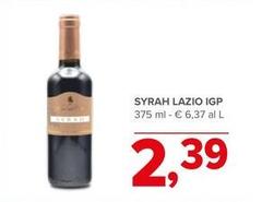 Syrah Lazio IGP