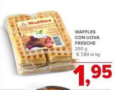 Fresche fette - Waffles Con Uova