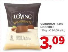 Loving - Gianduiotti 21% Nocciole