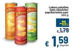 Lekers - Patatine Tubo Classiche